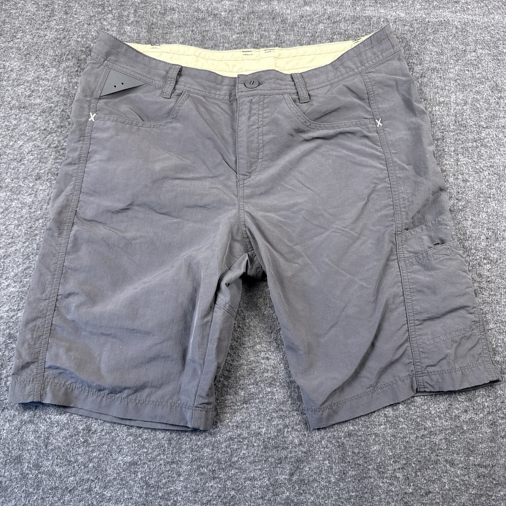 Patagonia Shorts Womens 10 Gray Away From Home 9" Inseam Hiking Outdoors Camping